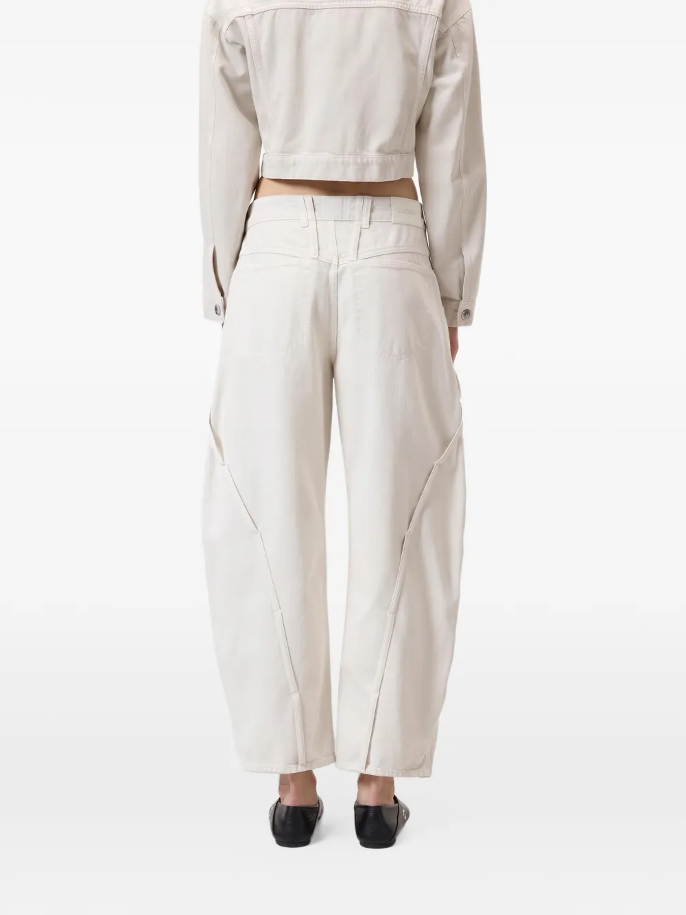 Closed Forti-x barrel-leg jeans Beige