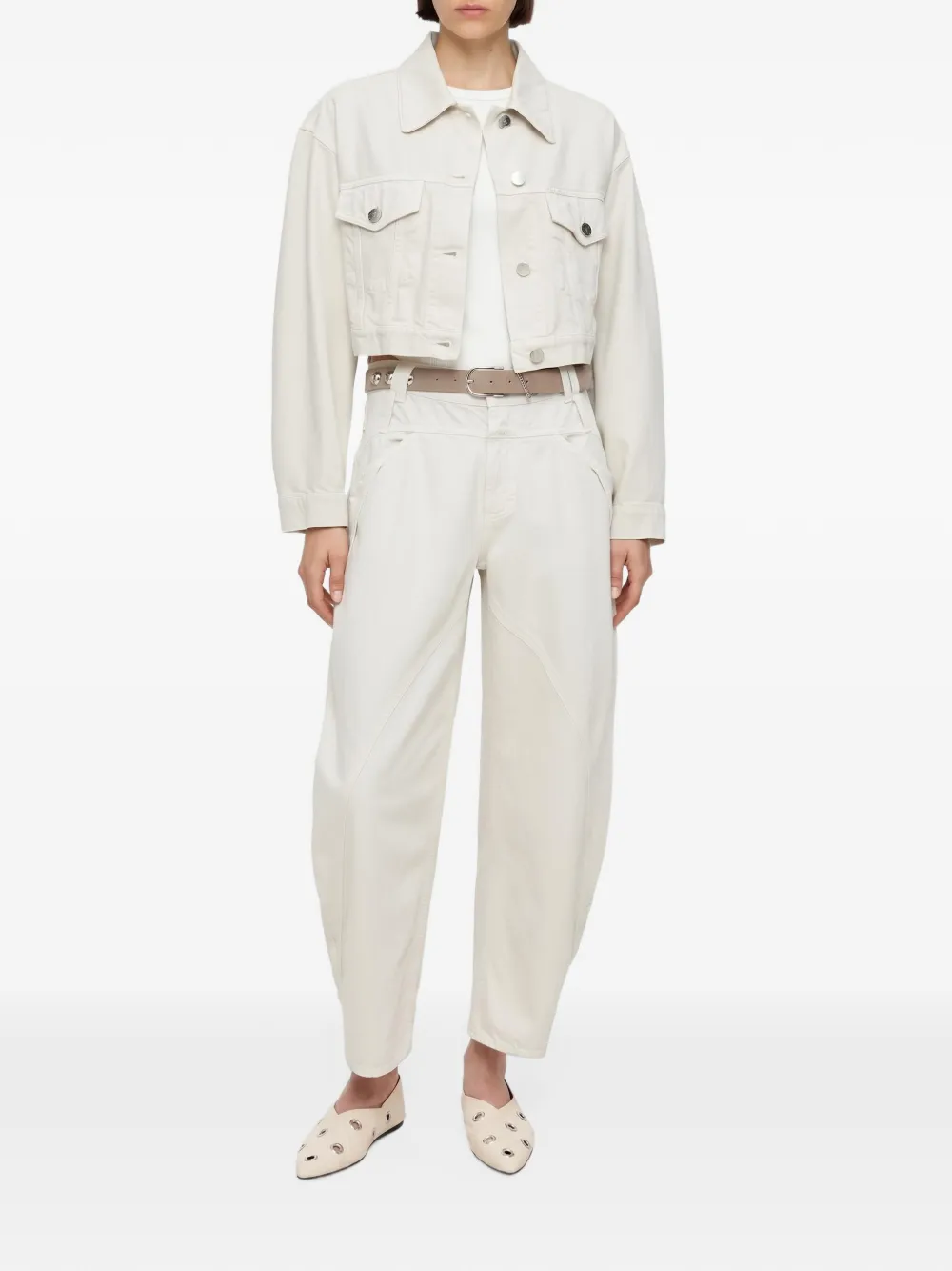 Closed Forti-x barrel-leg jeans Beige