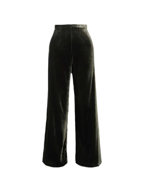 Le Kasha San Polo silk-velvet trousers