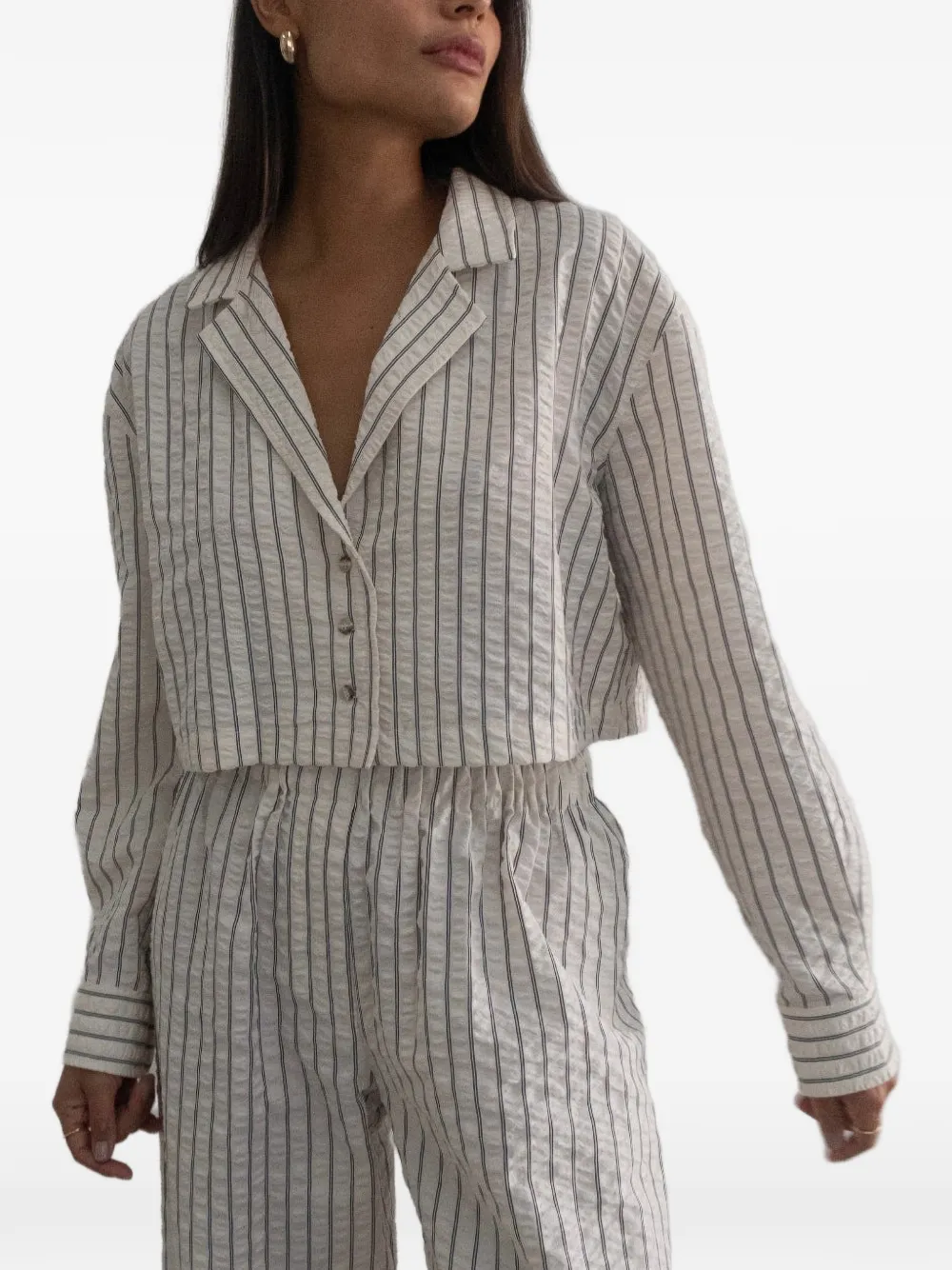Taylor Cabana cropped shirt · L