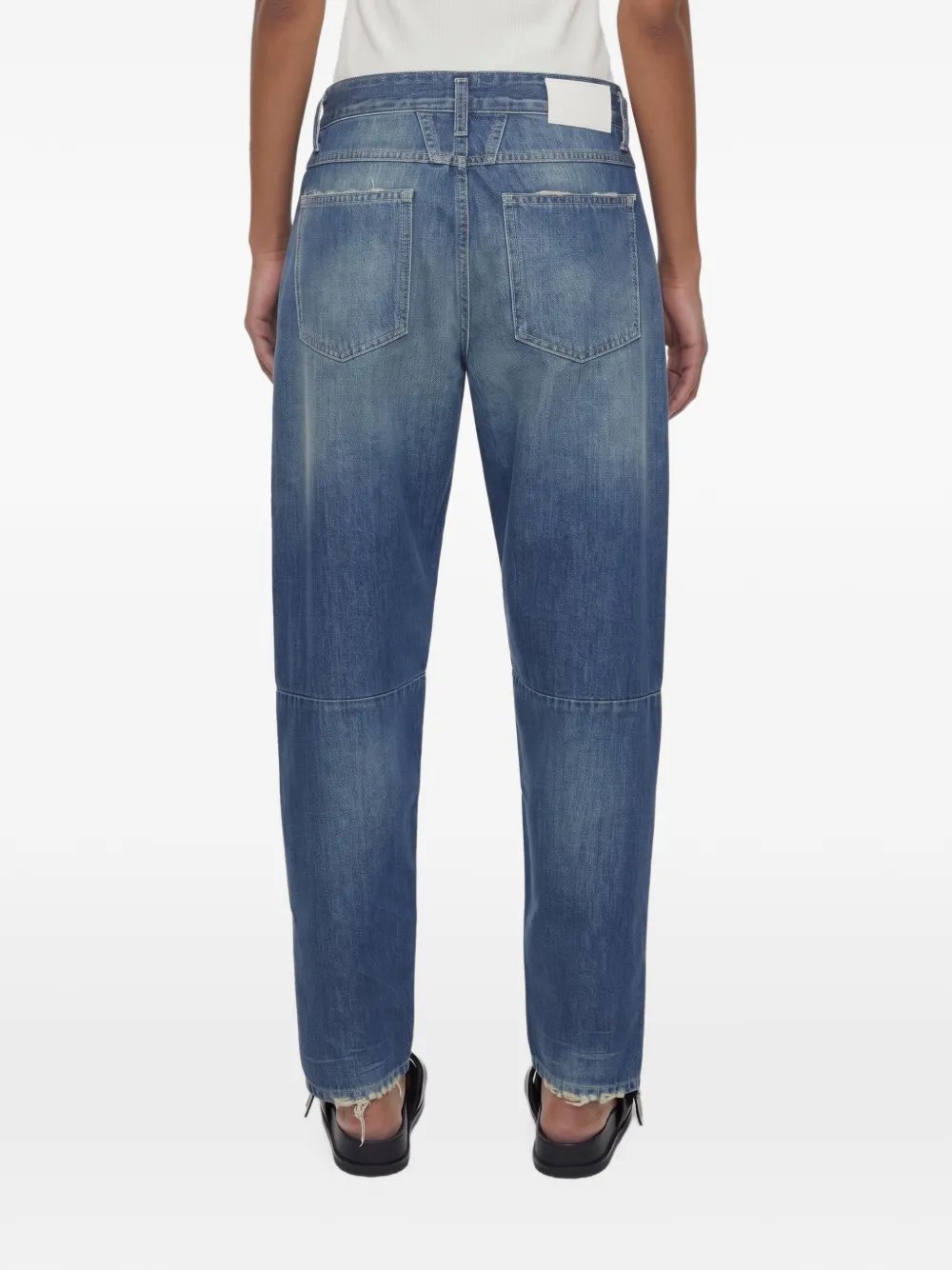 Closed X-Lent tapered-leg jeans Blauw