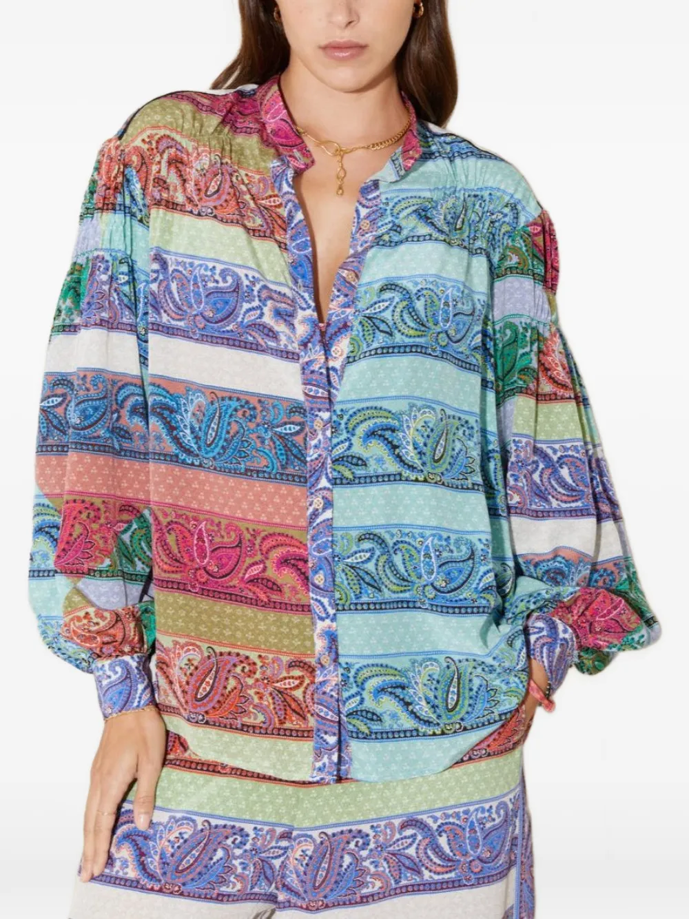BOTEH Marseille paisley-print shirt