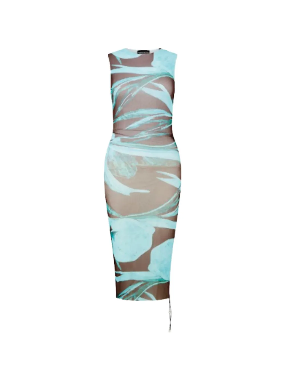 Louisa Ballou Heatwave floral-print sheer mini dress