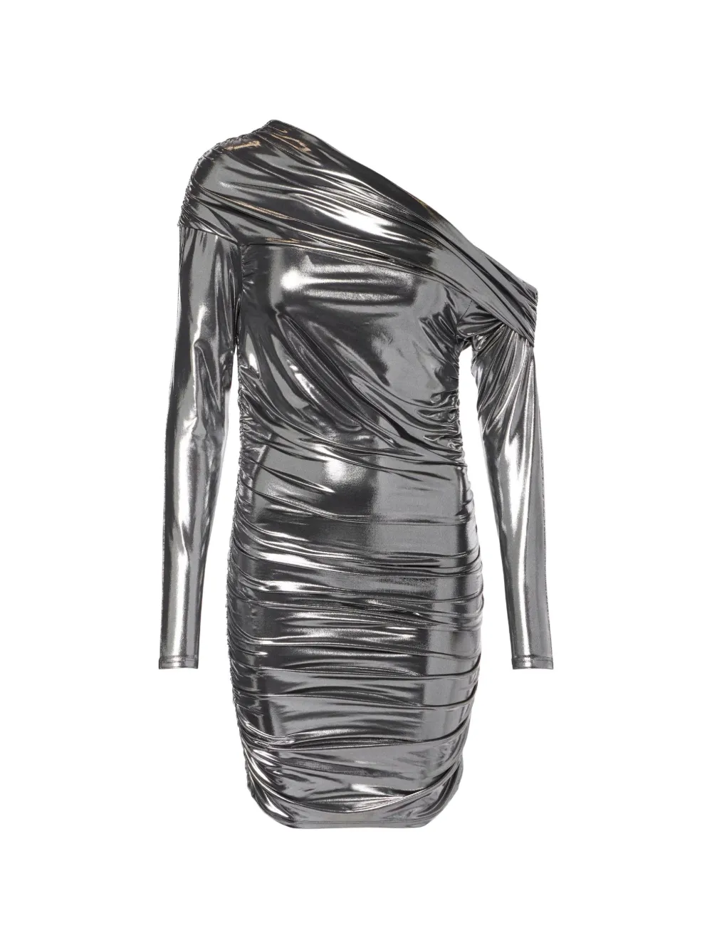The Sei asymmetrical ruched mini dress