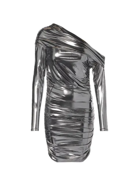 The Sei asymmetrical ruched mini dress