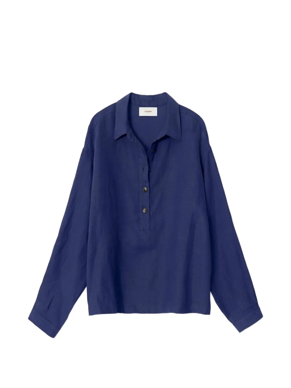Xirena Booker blouse met manchetten met knopen Blauw