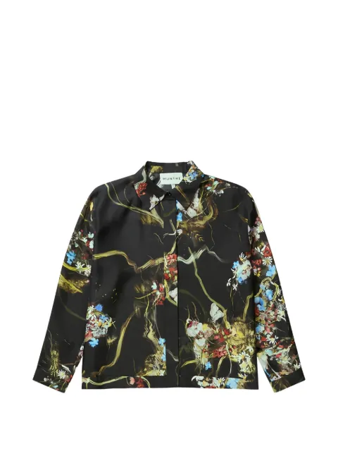 MUNTHE Aseia floral-print silk shirt