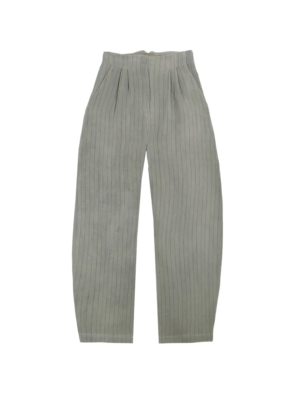 Cortana Lupe striped linen trousers - Blu