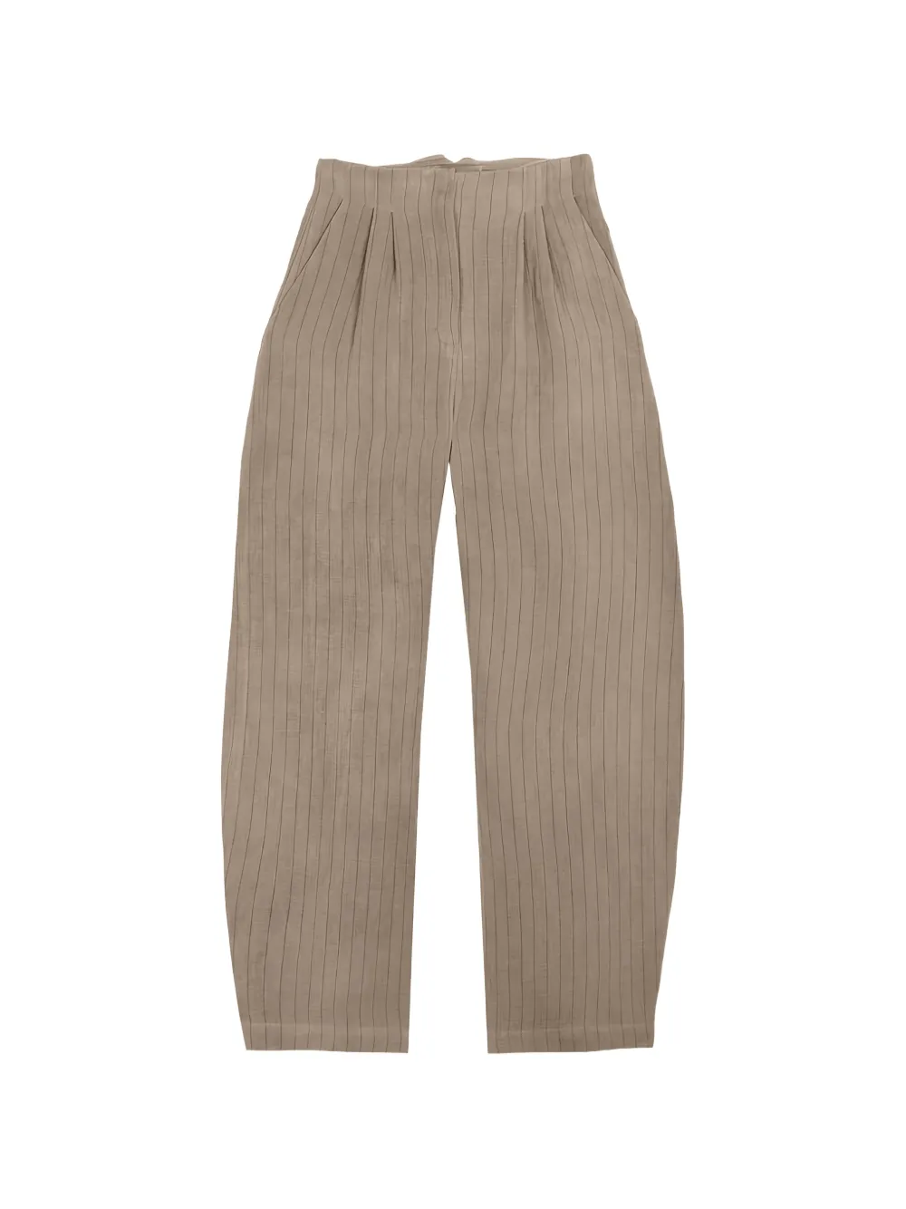 Cortana Lupe striped linen trousers - Blu
