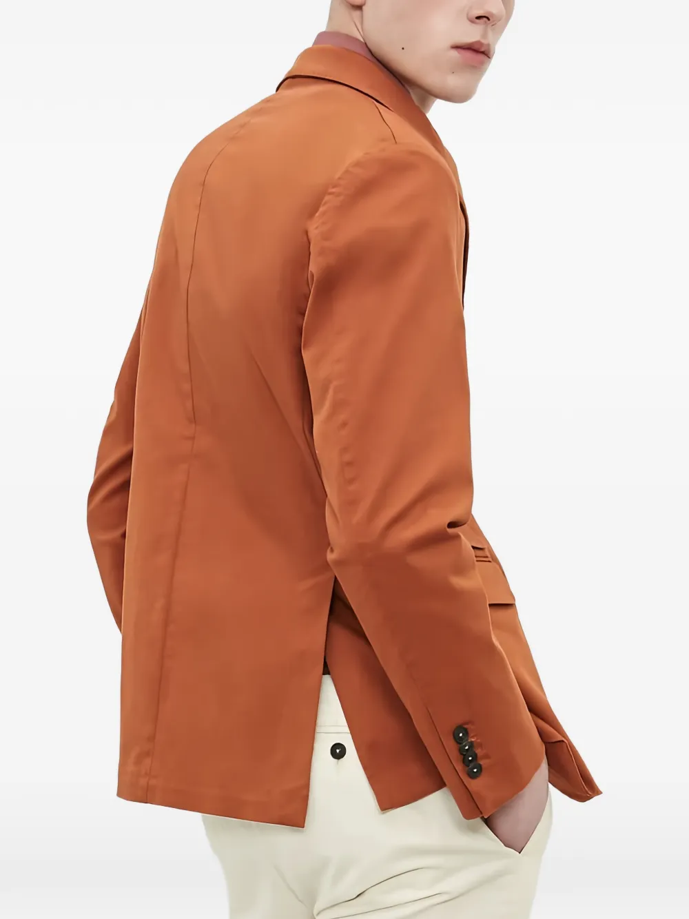 Massimo Alba Catch2 blazer met enkele rij knopen Oranje