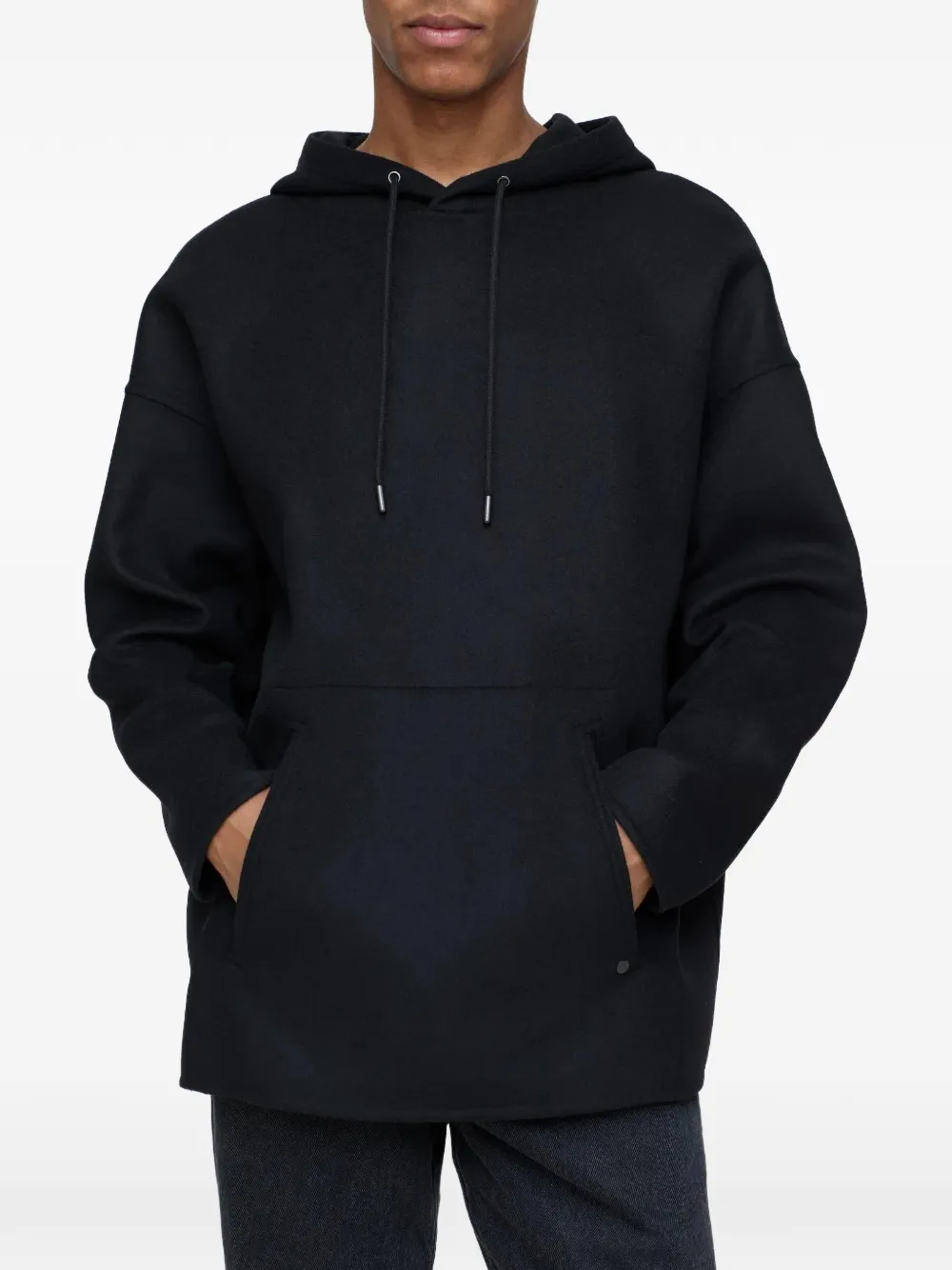 Closed Hoodie met trekkoord Zwart