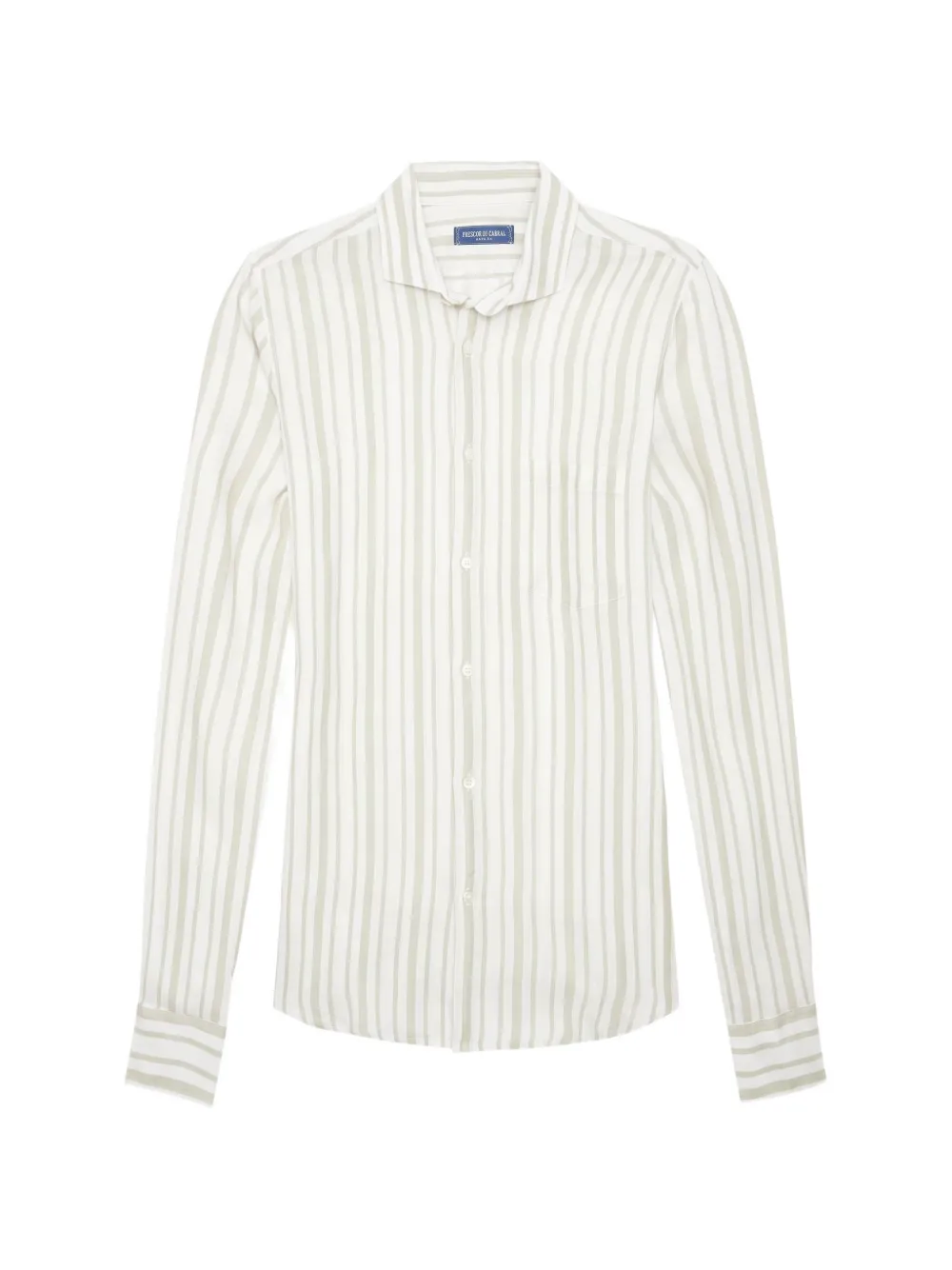 Frescobol Carioca striped linen shirt - Weiß