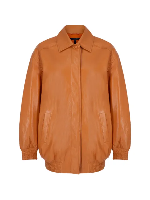 ZEYNEP ARCAY oversized leather coat