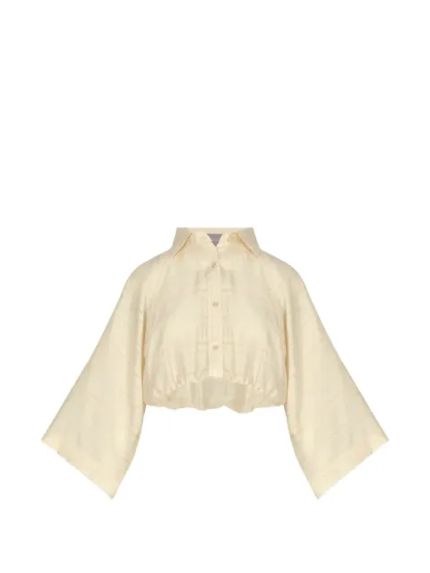 Pink Filosofy Stiniva cropped oversized shirt