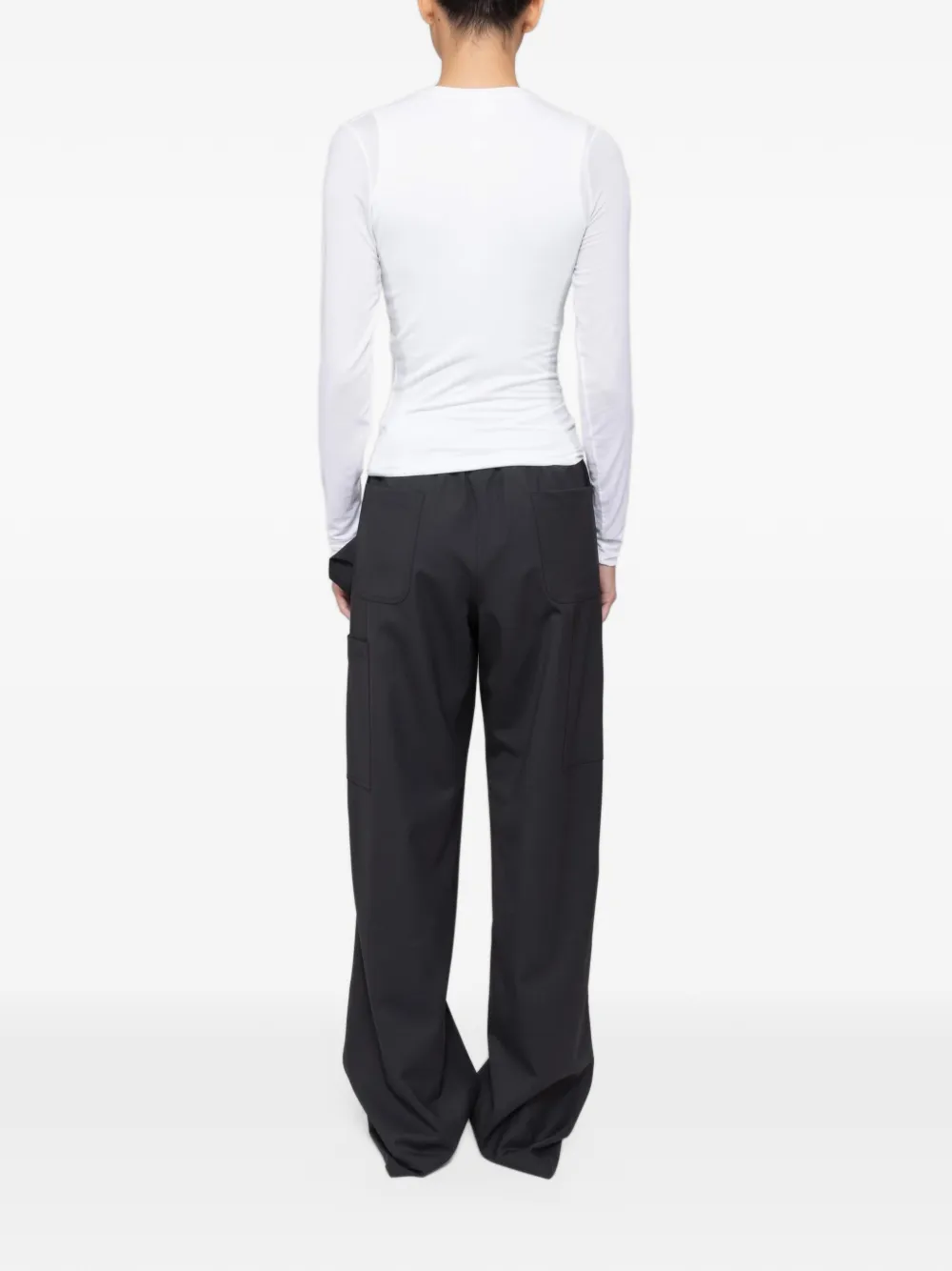 LESET Julien long-sleeve T-shirt Wit