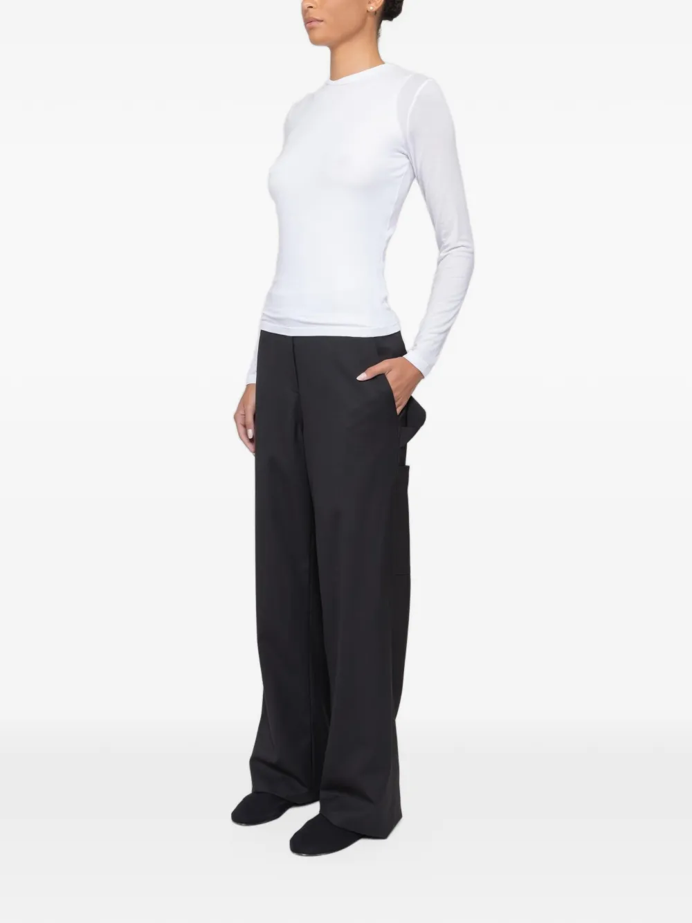 LESET Julien long-sleeve T-shirt Wit