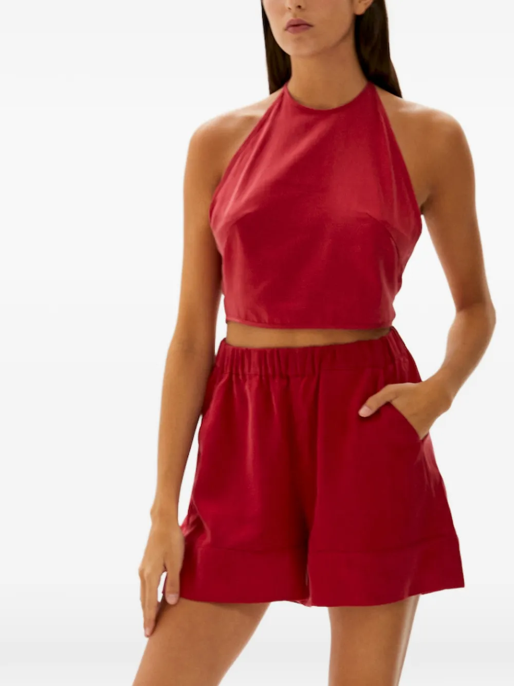 casa raki Olimpia halterneck top