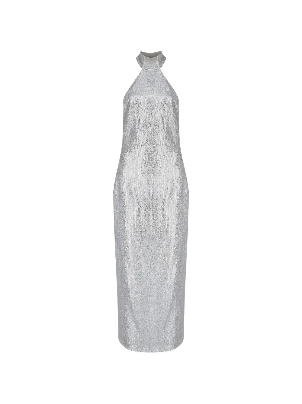 ZEYNEP ARCAY sequin-embellished halterneck maxi dress - Grau