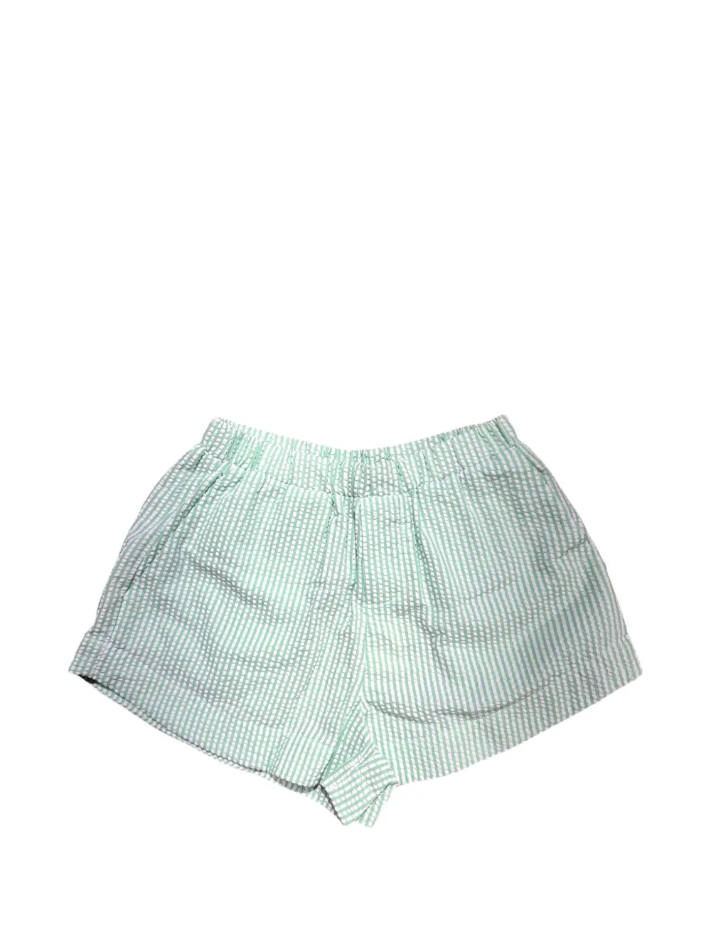 Taylor Kyla seersucker shorts Groen