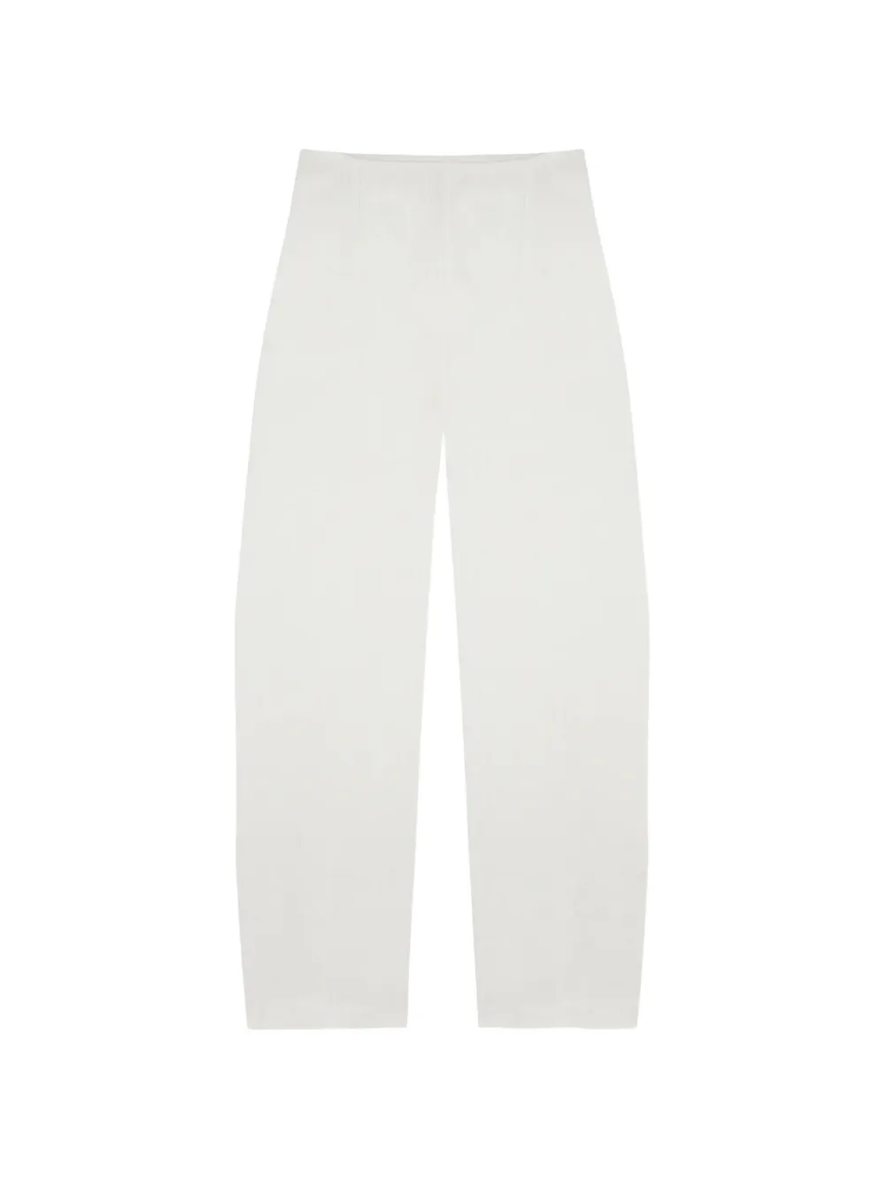 Cortana Costa high-waisted linen trousers - Toni neutri