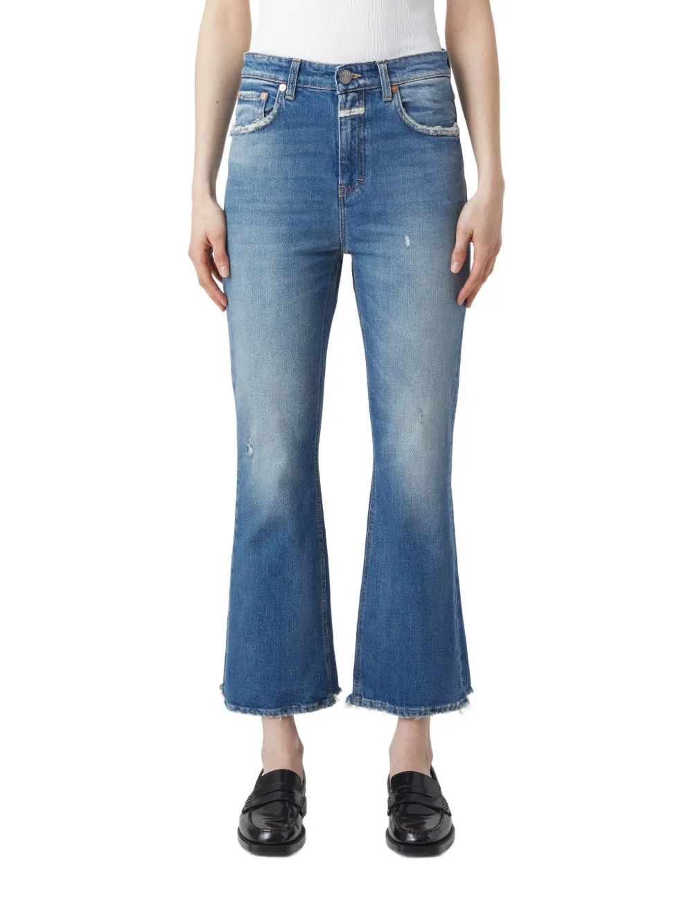 Closed Hi-Sun flared jeans Blauw