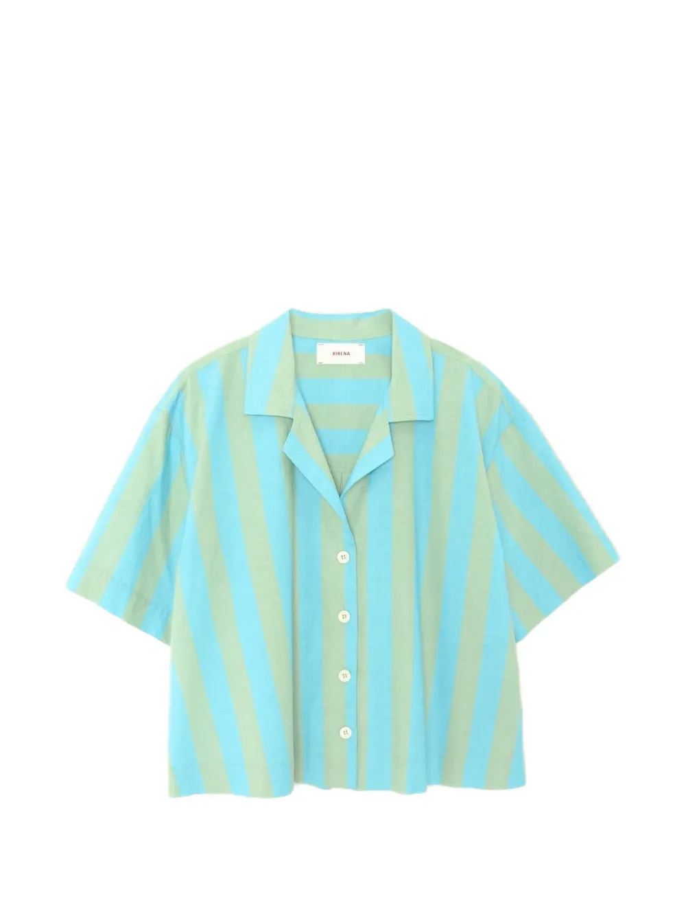 Xirena Thea striped cotton shirt