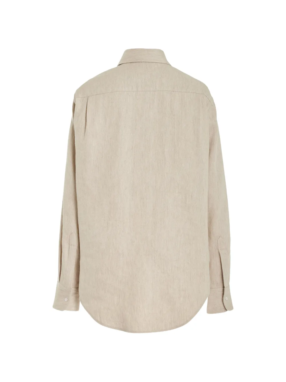 Brandon Maxwell Allie Button-down Shirt in Neutrals, view 2