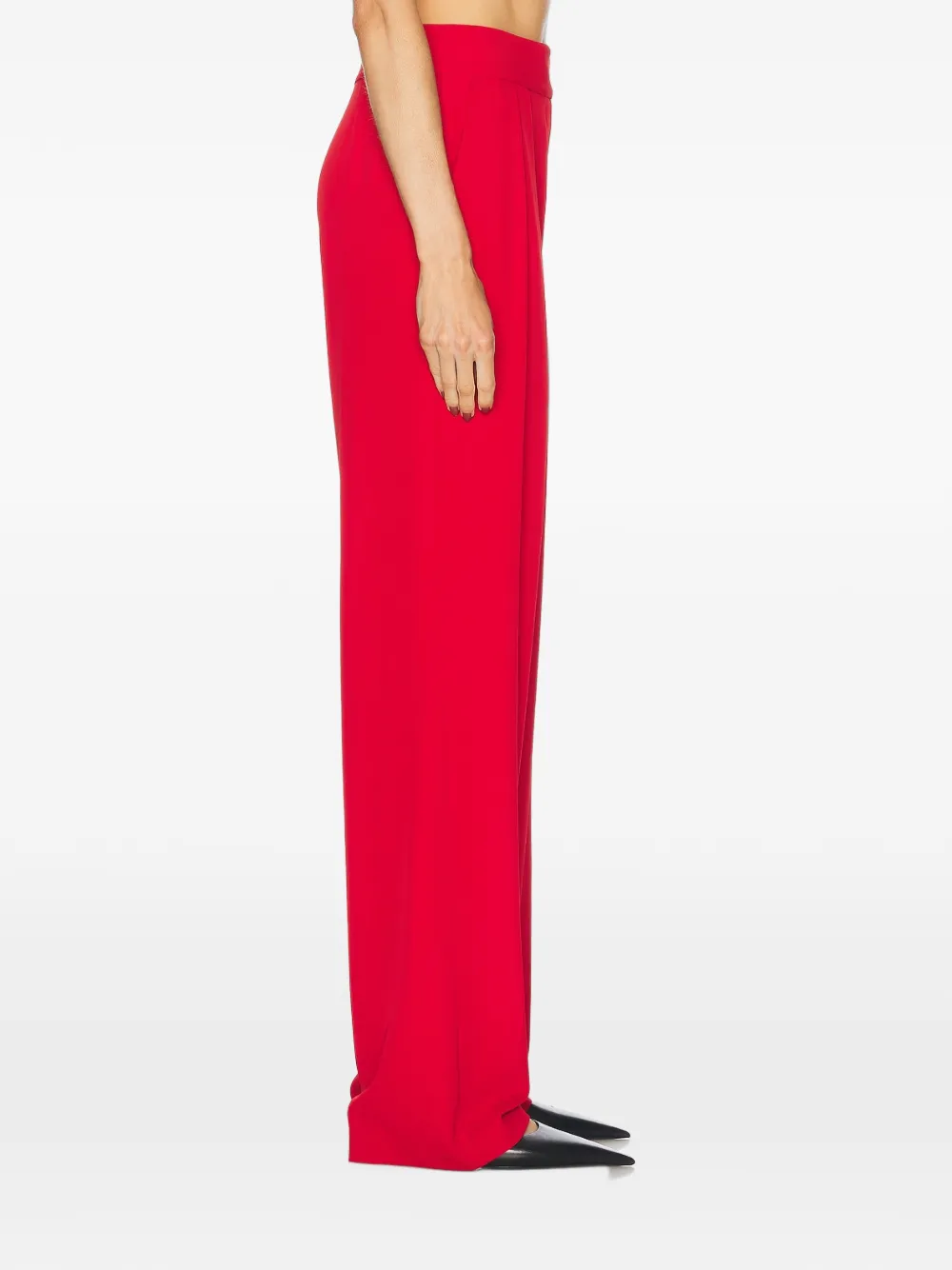 The Sei Broek met geplooid detail Rood