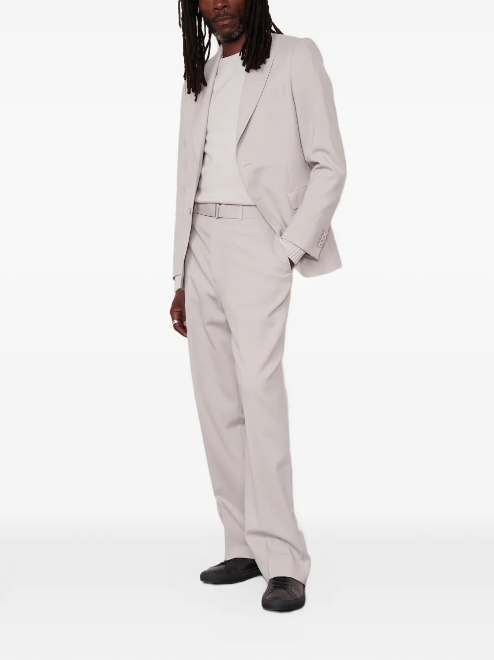 Officine Generale Giovanni virgin wool jacket Beige