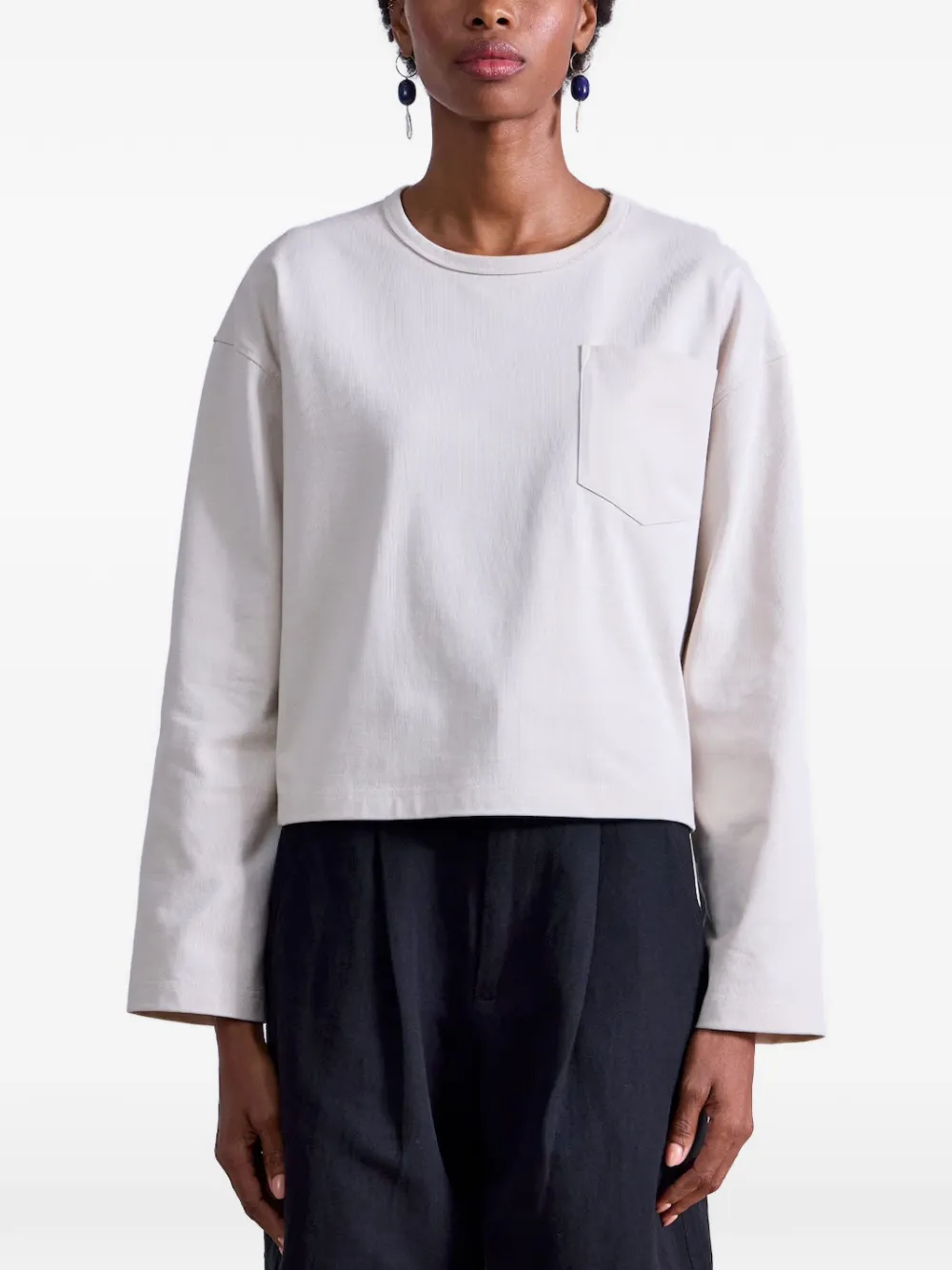 Apiece Apart chest-pocket long-sleeve T-shirt