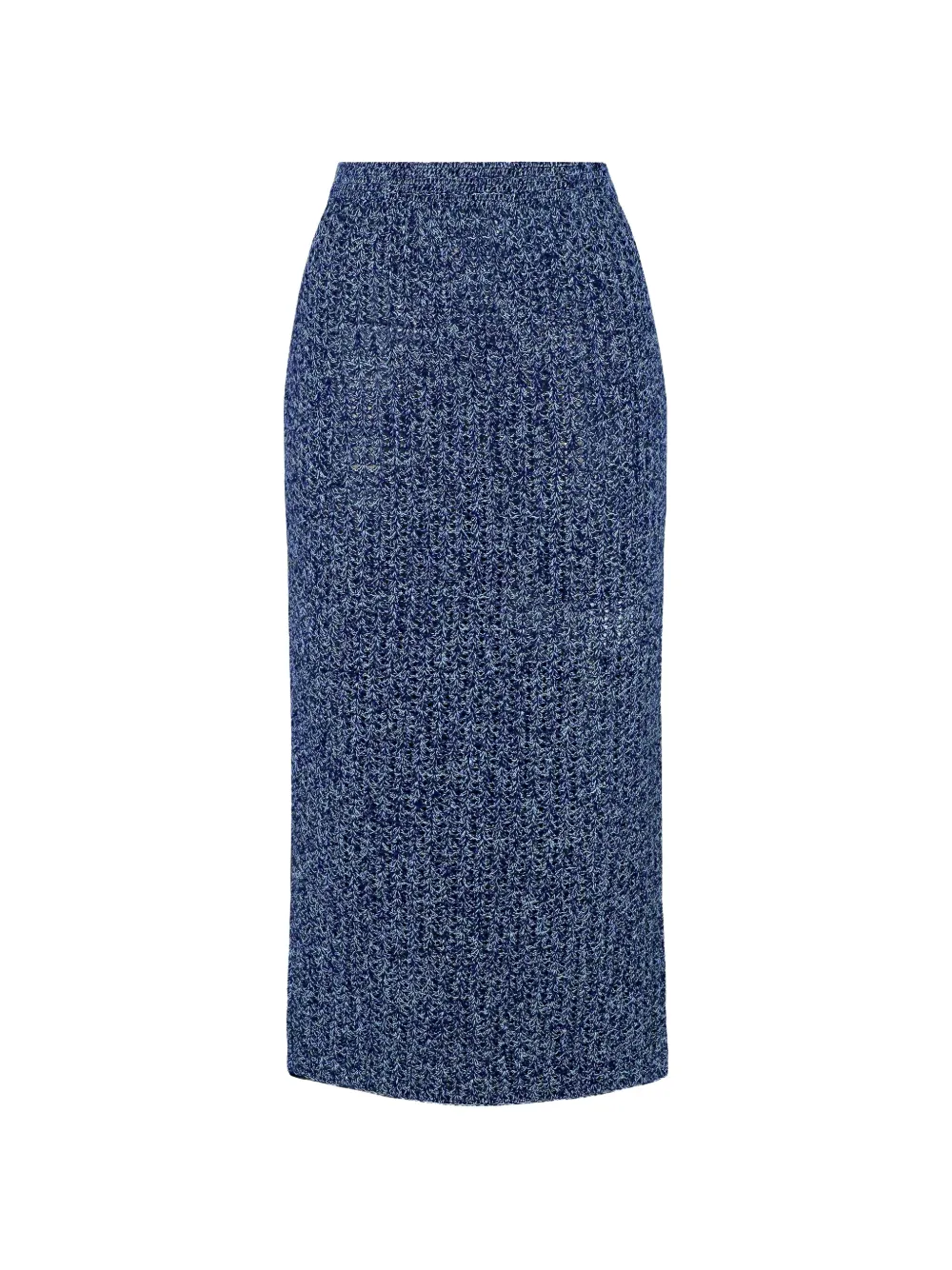 Escvdo Manabi Pencil Midi Skirt In Blue