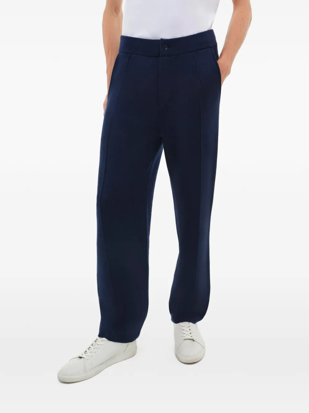 SIMKHAI Ottis fine-knit trousers