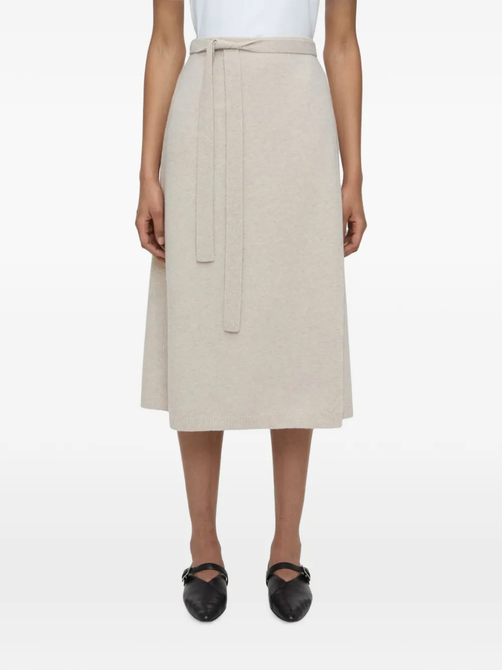 Closed merino-wool wrap midii skirt · S