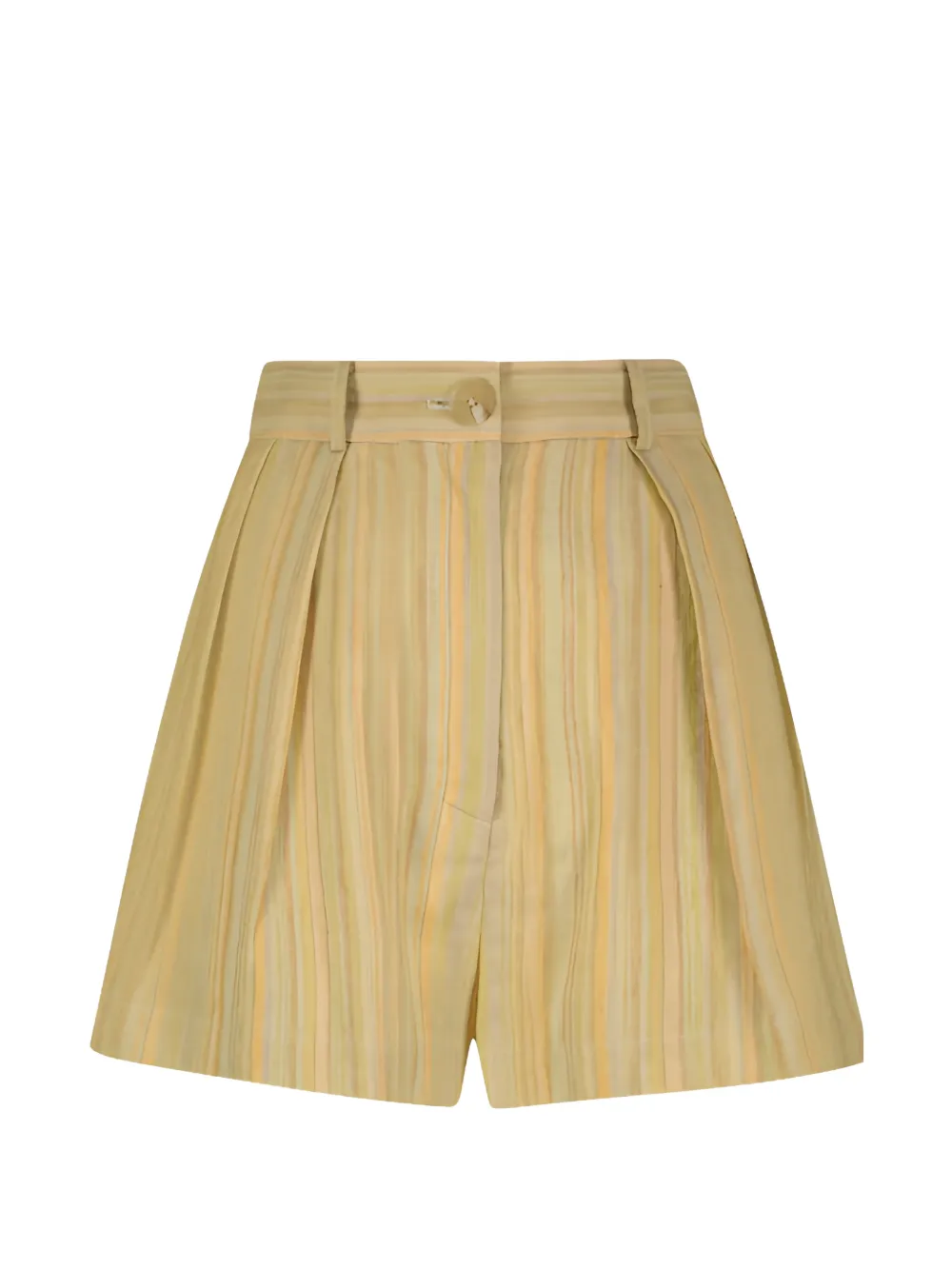 Matthew Bruch pleated striped shorts