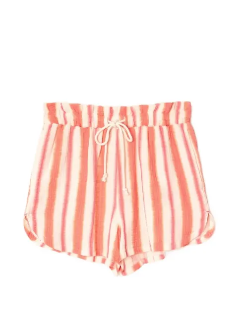 Xirena Starla striped cotton shorts