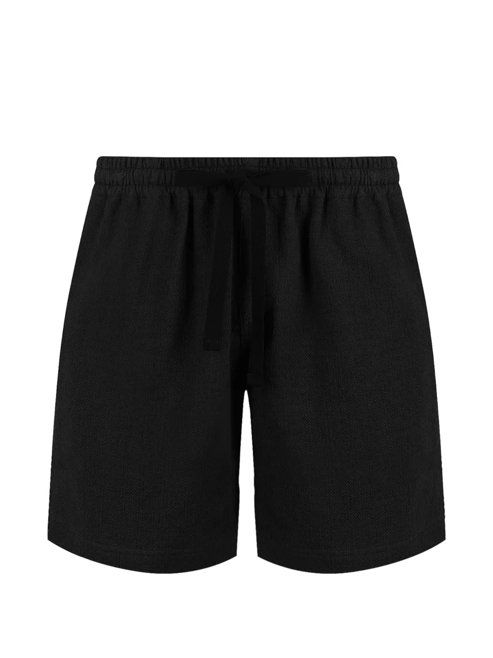COMMAS drawstring-waist linen shorts