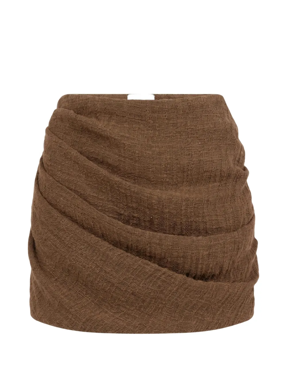 Le Kasha Spetses draped skirt - Marrone