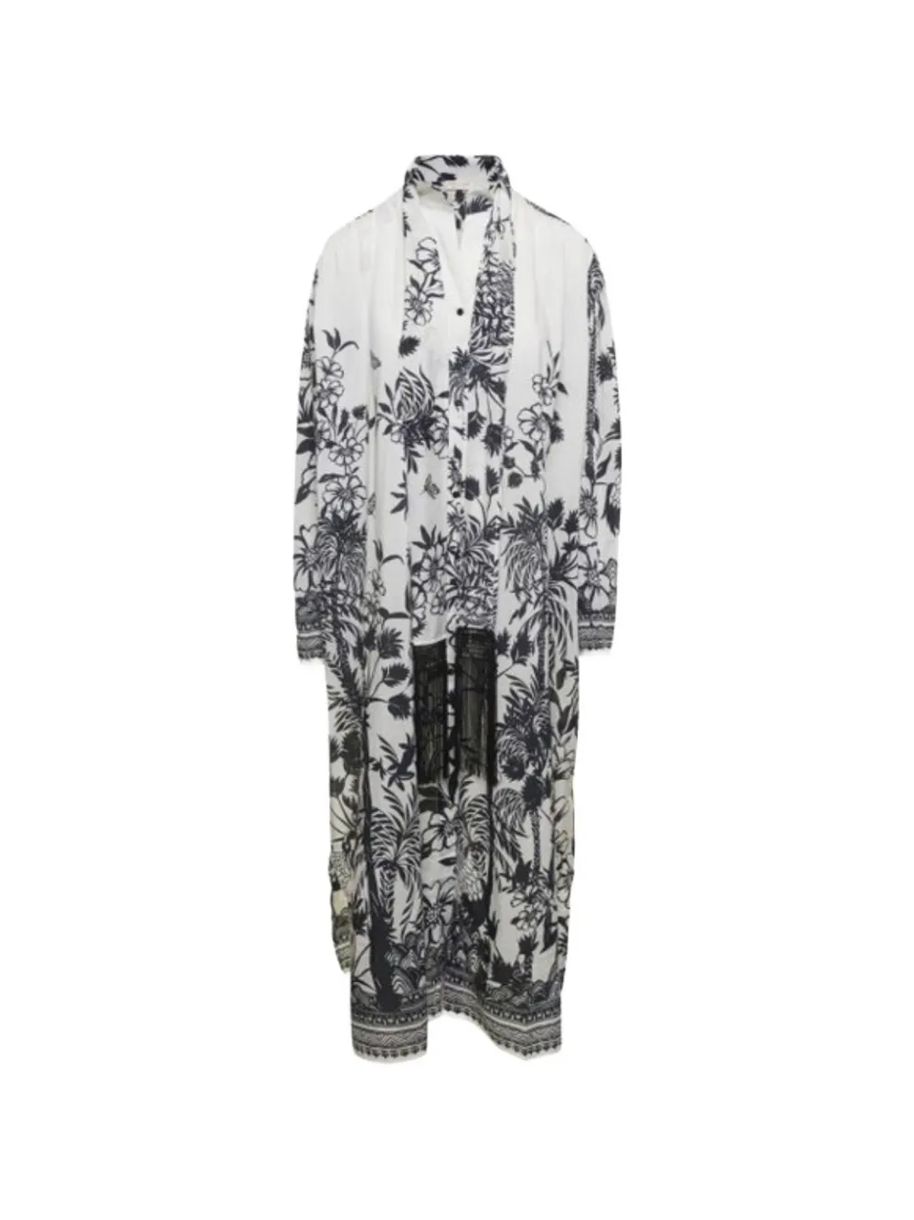 Anjuna Emilia graphic-print shirt dress