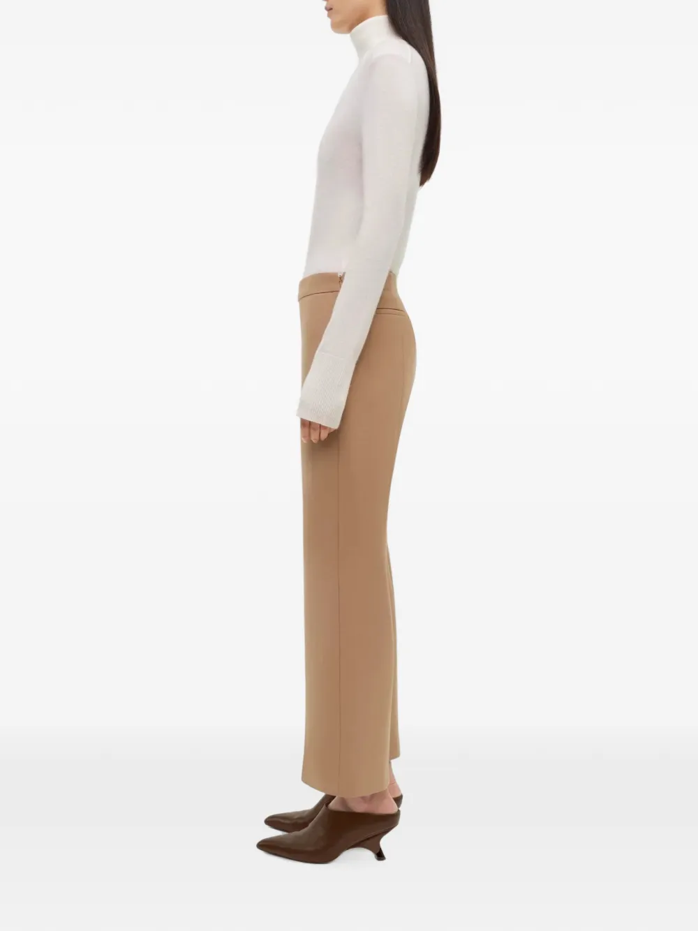 SIMKHAI Straight broek Bruin