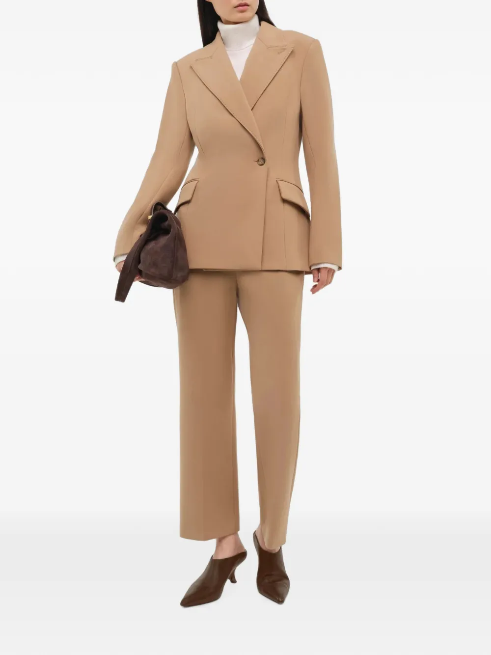SIMKHAI Straight broek Bruin