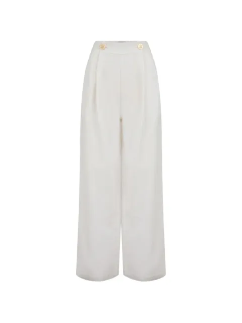 Le Kasha Minuf pleated linen trousers