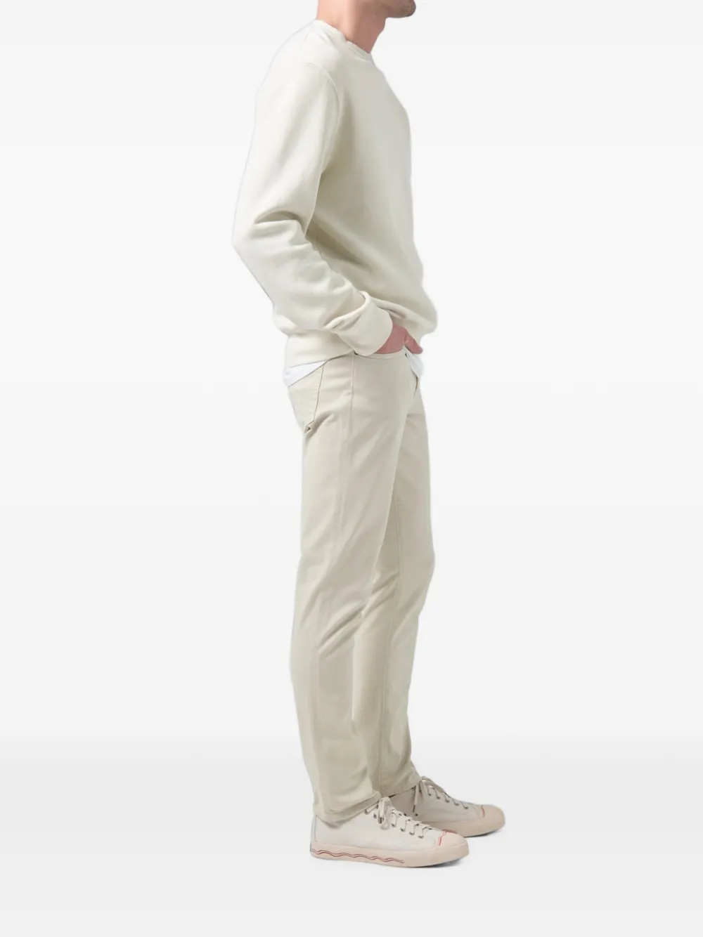 Citizens of Humanity London slim-fit broek met toelopende pijpen Beige