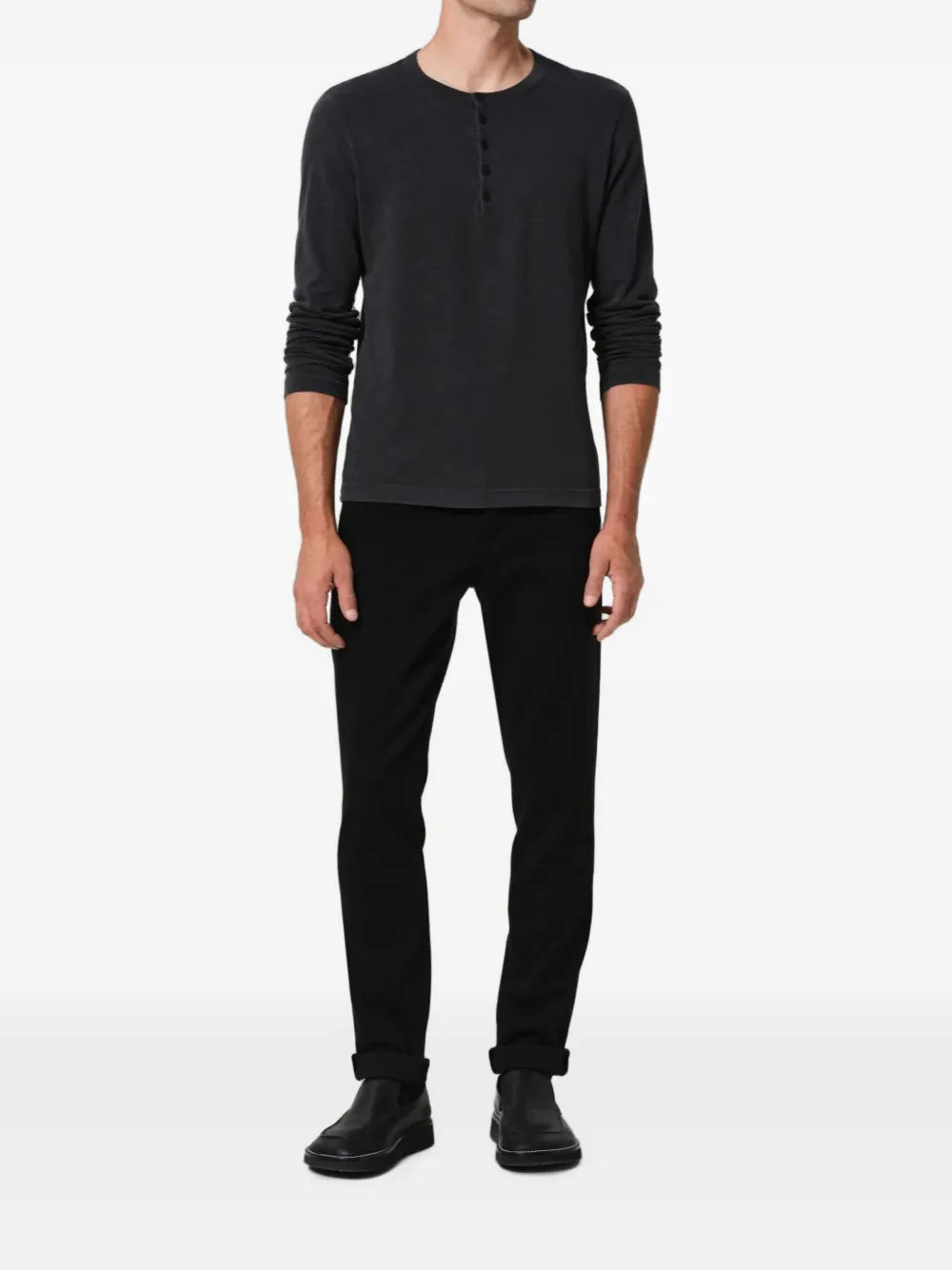 Citizens of Humanity London slim-fit jeans met toelopende pijpen Zwart