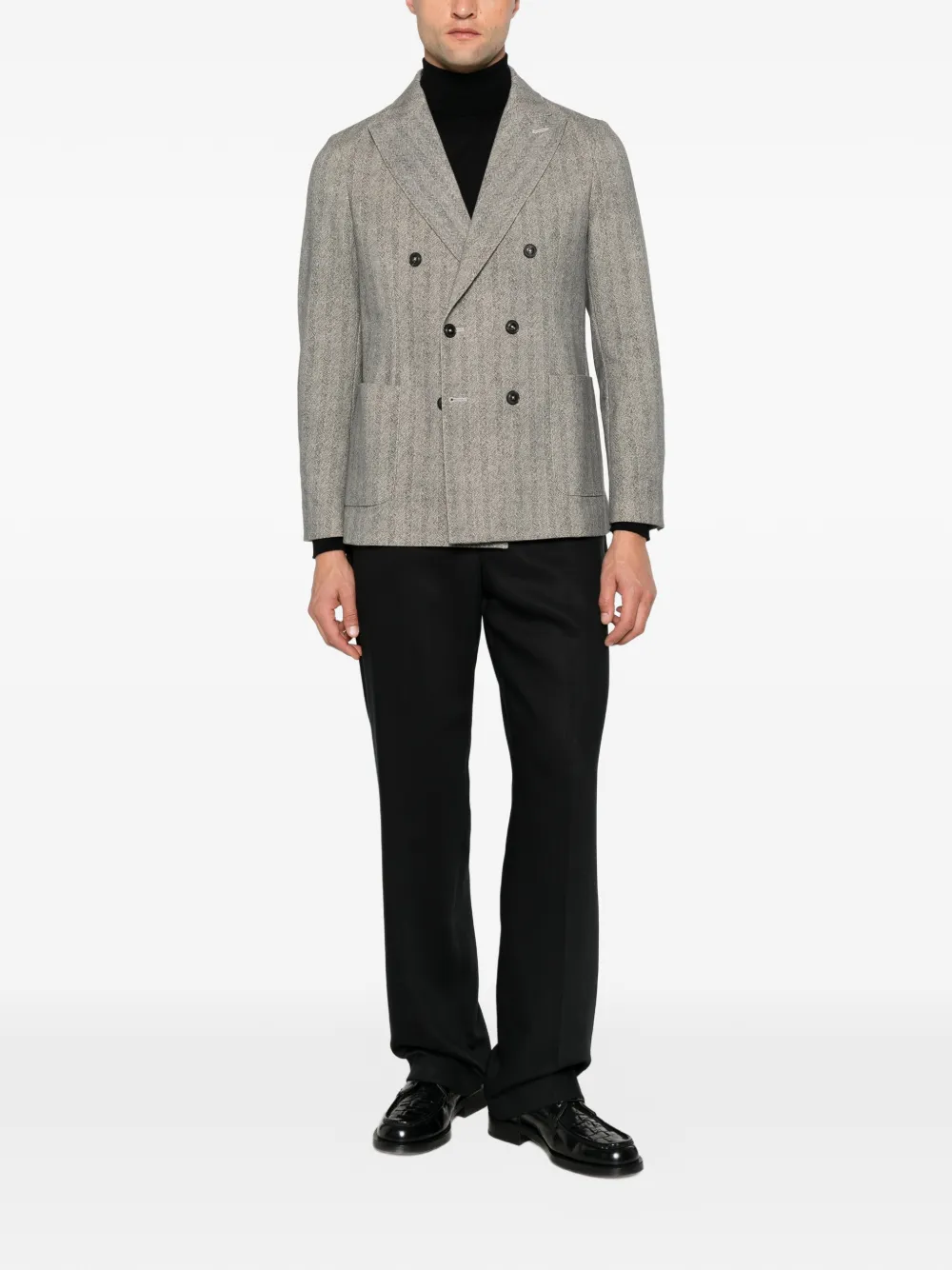 Circolo 1901 Blazer met dubbele rij knopen Grijs