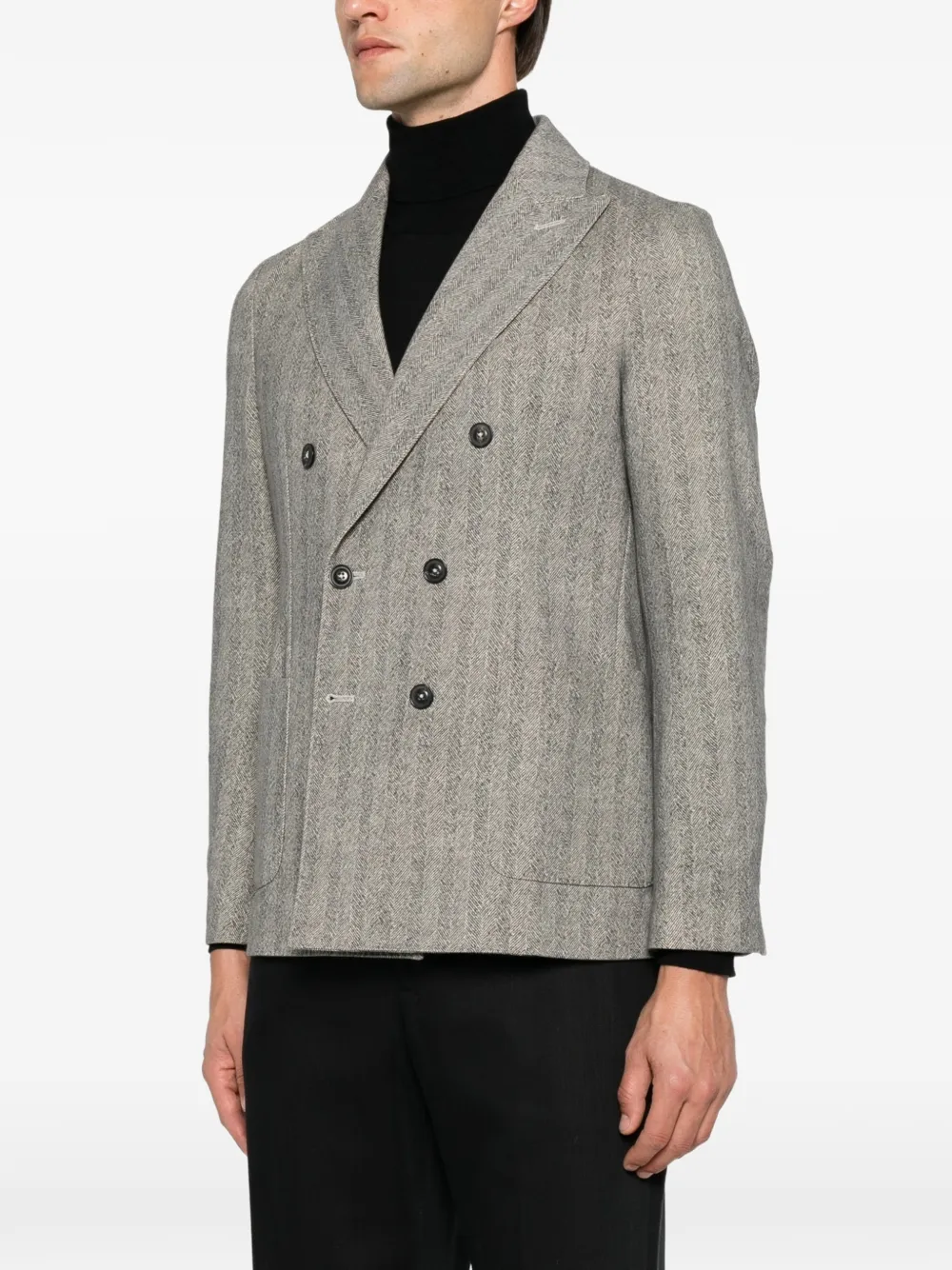 Circolo 1901 Blazer met dubbele rij knopen Grijs