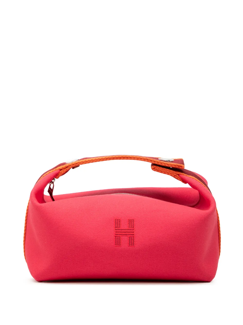 Hermès Pre-Owned 2010-2026 kleine Toile Bride A Brac Kosmetiktasche - Rosa