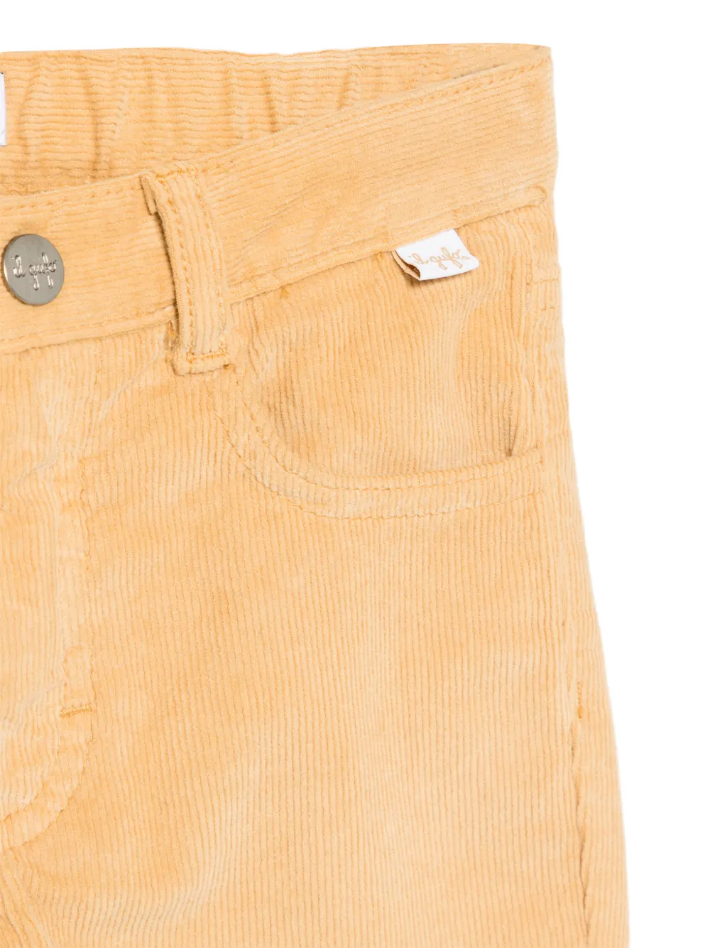 Il Gufo corduroy trousers Geel