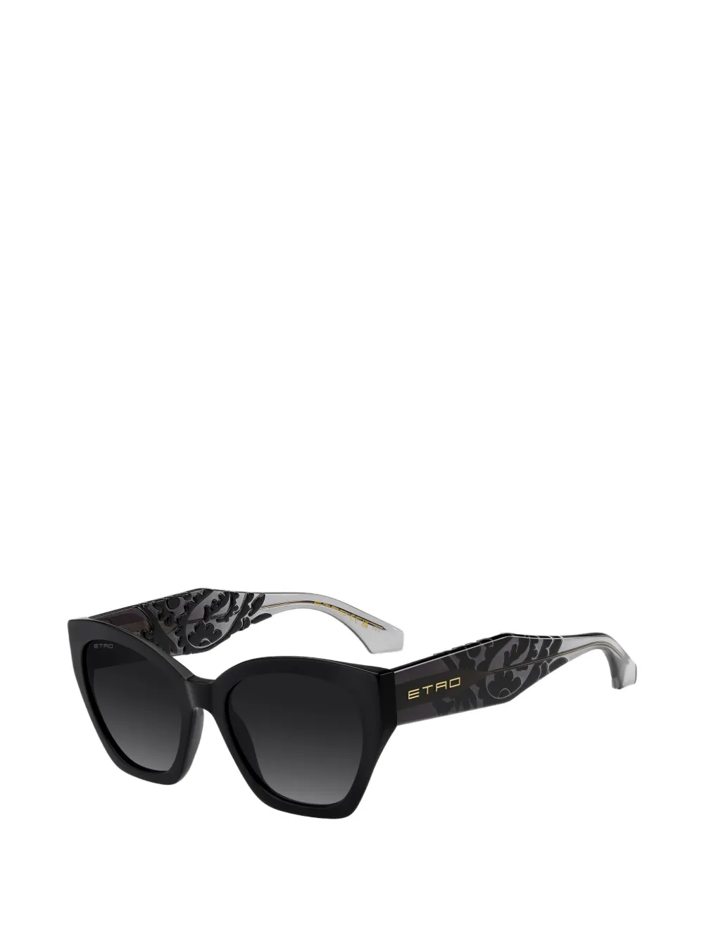 ETRO Color Stripes zonnebril Zwart