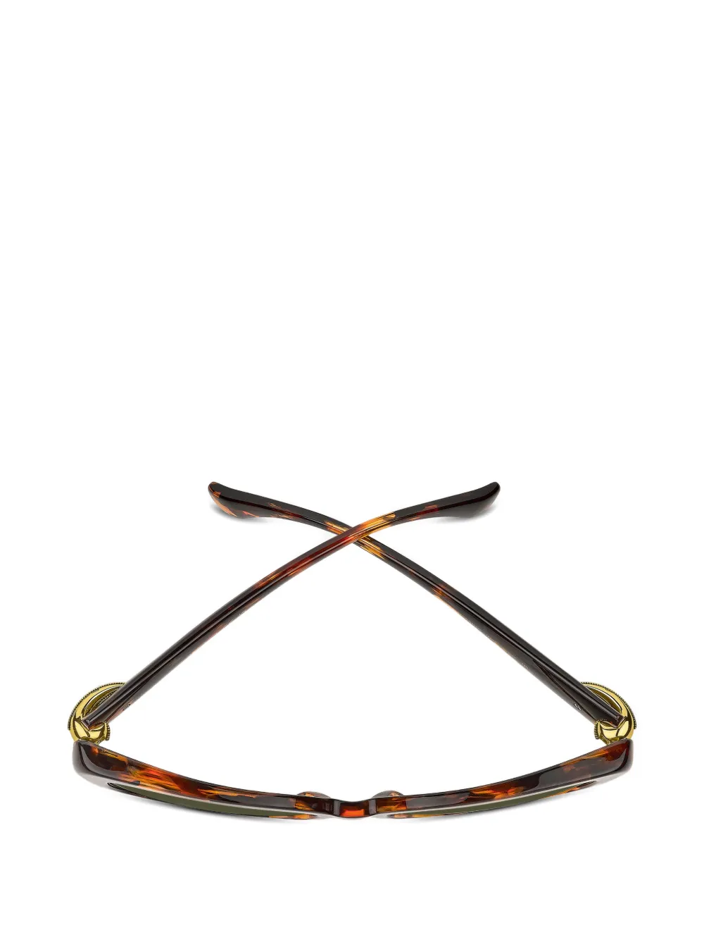 ETRO drop zonnebril met vierkant montuur Bruin