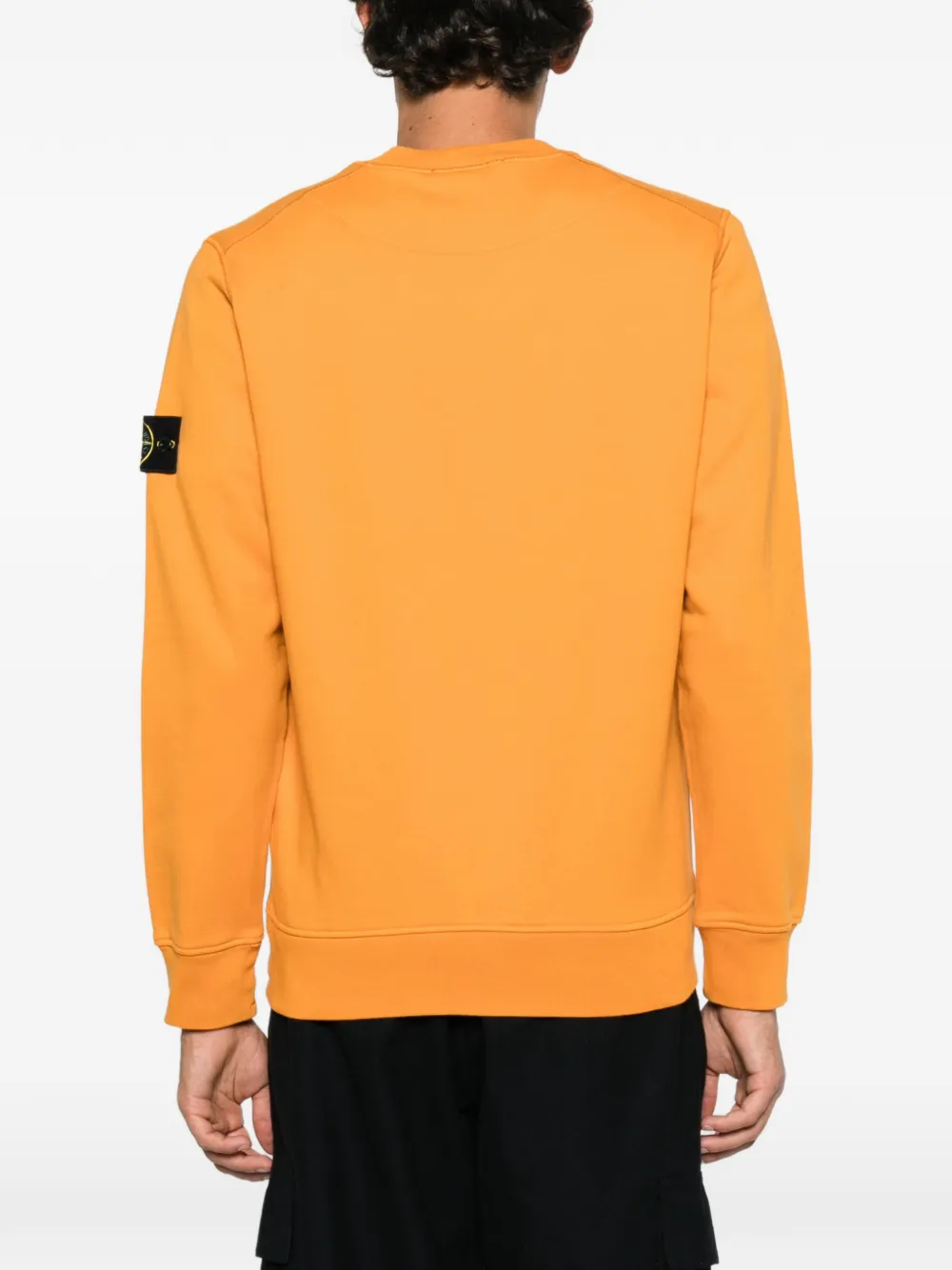 Stone Island Compass patch sweater Oranje